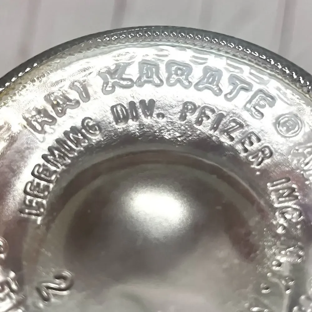 Hai Karate 1967 Knight Leeming Aftershave Bottle Vintage *Empty Bottle Set of 2